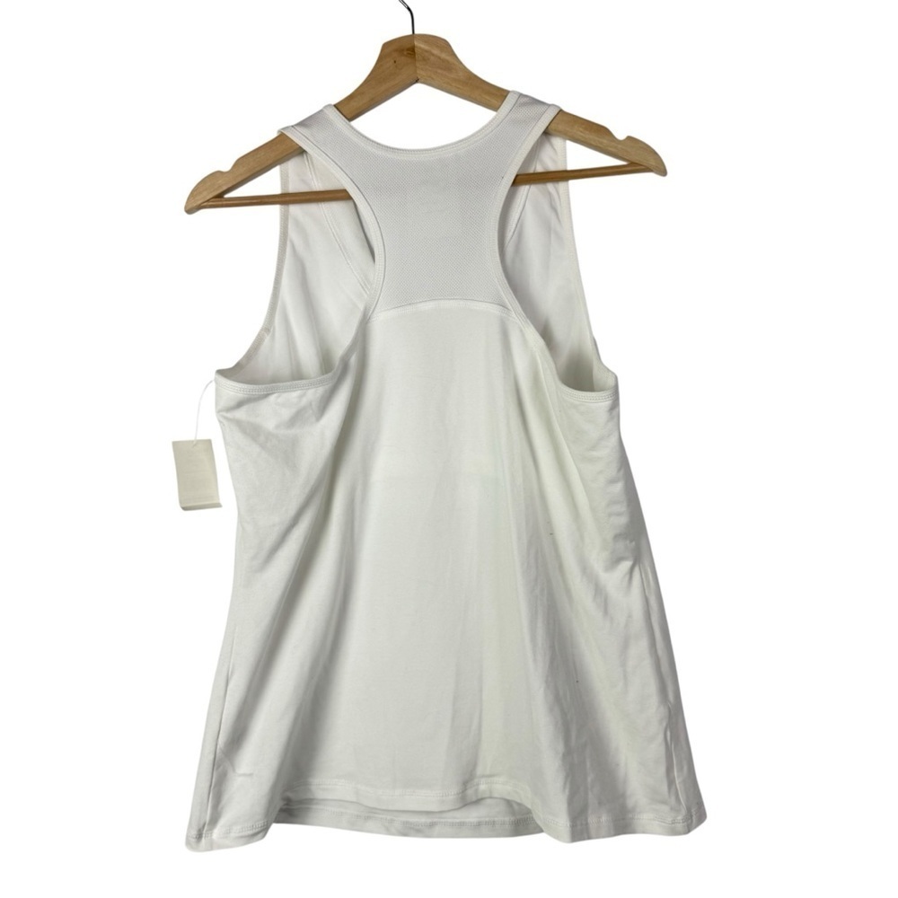 Athletic Works White V-Neck Racerback Back Mesh Athletic Tank Top XXL - Picture 4 of 6